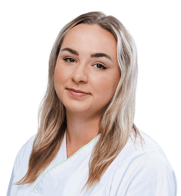 Žena v bielom plášti